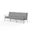 Provence Sofa in Canvas Granite