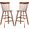 Providence Bar Stool Set of 2 in Walnut