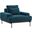 Proximity Azure Upholstered Fabric Arm Chair
