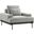 Proximity Light Gray Upholstered Fabric Arm Chair