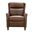 Pryce Push Thru The Arms Recliner In Walnut