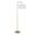 Puck 63.75 Inch Metal Floor Lamp In White and Gold