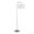 Puck 63 Inch Metal Floor Lamp In Brushed White