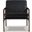 Puckman Black Accent Chair