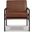 Puckman Brown Accent Chair