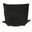 Puff Chair Cushion Angora (Cushion and Cover Only) In Ebony