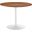 Pursuit 40 Inch Dining Table In Walnut White