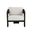 Pylos Lounge Chair In Black and Louis Cream