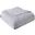 Quebec Polyester Microfiber Oversized Quilted Throw In White