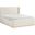 Carmel Queen Platform Bed In Beige
