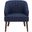 Quenton Accent Chair in Navy