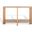 Quigley Rectangle Wood Console Table In Weathered Grey