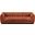 Quinn Chenille Fabric 3 Seater Modular Sofa with Arm Support In Cognac
