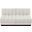 Quinn Chenille Fabric Modular Sofa In Cream