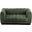 Quinn Chenille Fabric 2 Seater Modular Sofa with Arm Support In Green