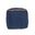 Quisa Bordered Hand-Loomed All-Natural Cotton Pouf with Jute Braid In Indigo