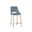 Radella Counter Stool In Bergen French Blue