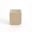 Radius Edge Leather Pencil Cup In Beige
