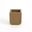 Radius Edge Leather Pencil Cup In Putty