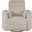 Radius Manual Swivel Recliner In Burlap