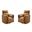 Radius Swivel Power Glider Recliner Set of 2 In Vintage Caramel