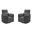 Radius Swivel Power Glider Recliner Set of 2 In Vintage Slate