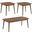 Radley 3-piece Occasional Set Natural Walnut