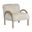 Rae Accent Chair In Alpine Fluff and Honey
