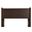 Rael Performance Velvet Full Headboard In Chocolate Brown