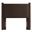 Rael Performance Velvet Twin Headboard In Chocolate Brown