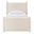 Rael Performance Velvet Twin Platform Bed In Alabaster
