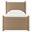 Rael Performance Velvet Twin Platform Bed In Taupe