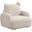Raelynn 25.5 Inch Teddy Velvet Bear Shaped Kids Armchair In Beige