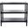 Rafiki 3 Shelf Console Table in Black