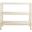Rafiki 3 Shelf Console Table in Distressed White