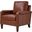 Raimund Genuine Leather Armchair In Brown