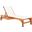 Ralden Sunlounger in Natural and Beige