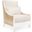 Raleigh Club Chair In Eggshell White