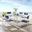 Raleigh White Navy 7 Piece Outdoor Patio Aluminum Dining Set EEI-3797-WHI-NAV