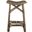 Ramiro Natural Brown Wicker Bar Stool