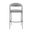 Ramona 30 Inch Barstool with Matte Black Iron and Light Gray Leather