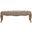 Ramsey Mushroom Taupe and Pickled Oak Finish Bench