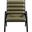 Randal Vegan Leather Upholstered Accent Chair In Olive and Black