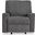 Rannis Rocker Recliner In Pewter