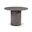 Rapallo 43 Inch Concrete Indoor and Outdoor Dining Table In Brown
