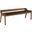 Rasmus Dining Bench In Chestnut Wire Brush Finish