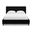 Ravalori Queen Upholstered Bed In Black