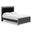Ravalori Queen Upholstered Panel Platform Bed In Black