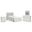 Ravalori Upholstered Panel Storage Bedroom Set In White and Brown