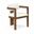 Ravina Vegan Leather and Linen Textured Fabric Upholstered Dining Chair Set of 2 In Cream